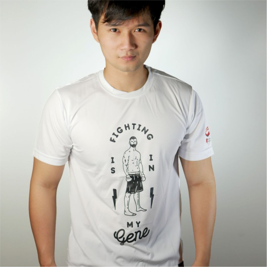 GENETIX FIGHTING GENE Tshirt White