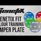 GENETIX FIT Colour Training Bumper Plate 15KG (Pair)