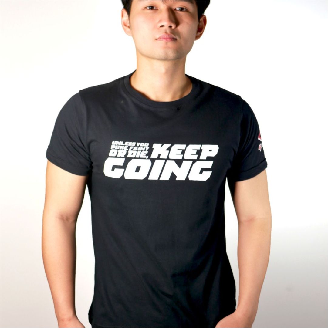 GENETIX KEEP GOING Tshirt Black