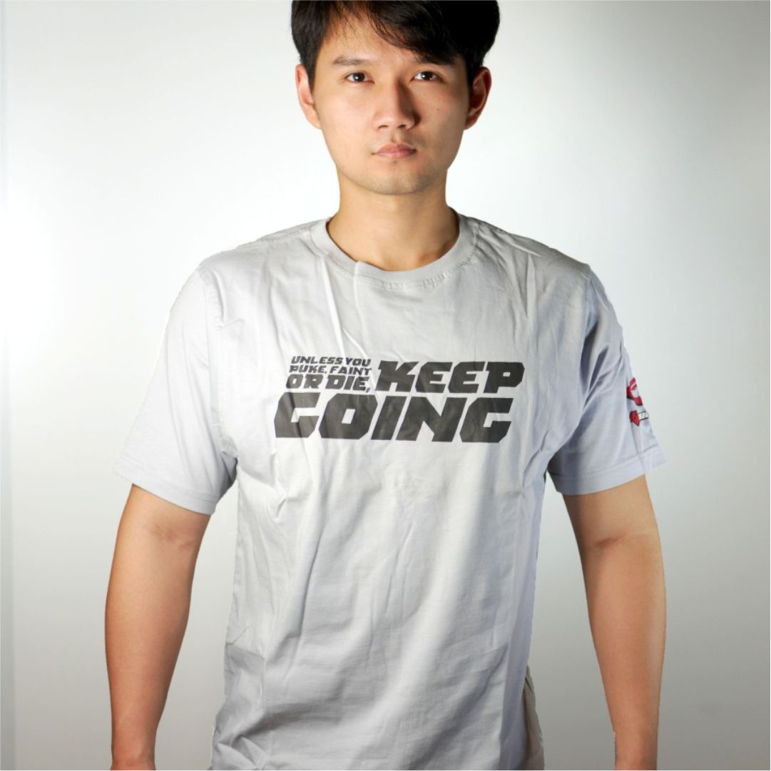 GENETIX KEEP GOING Tshirt Grey