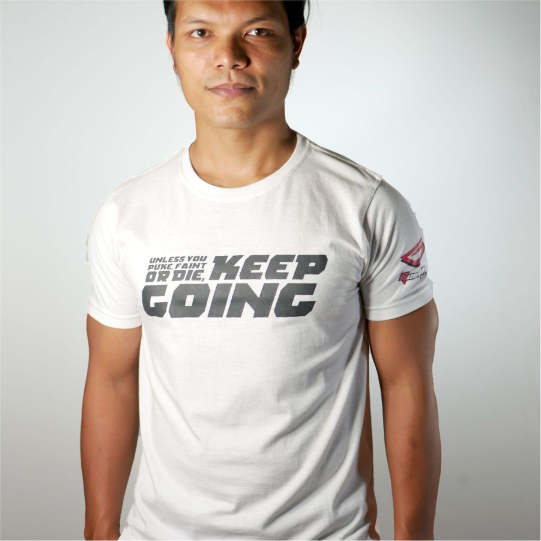 GENETIX KEEP GOING Tshirt White