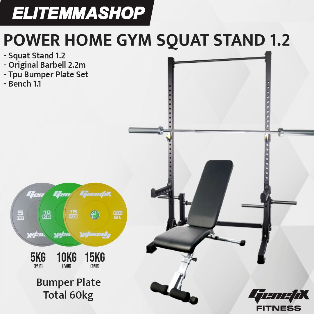 POWER HOME GYM GENETIX SQUAT STAND 1.2