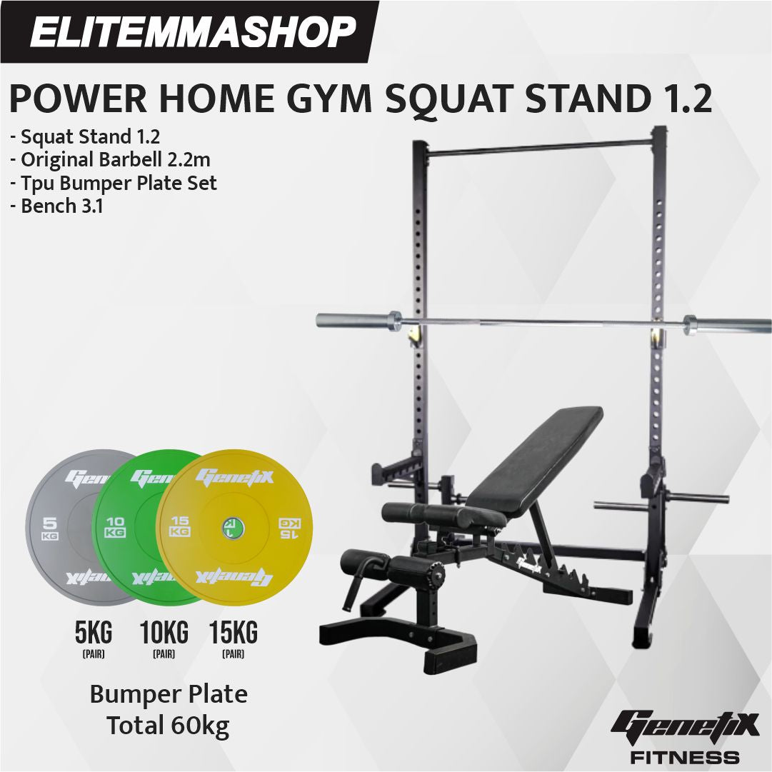 POWER HOME GYM GENETIX SQUAT STAND 1.2