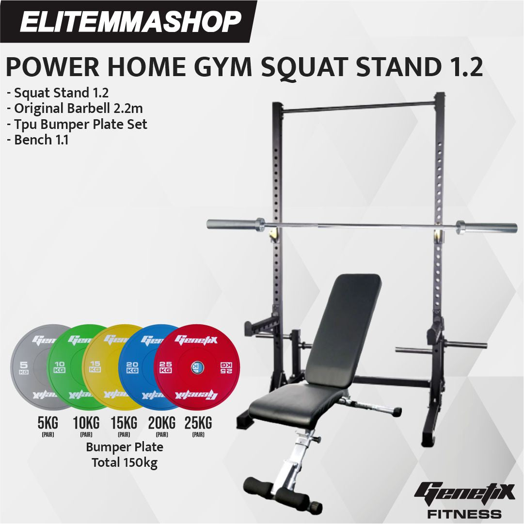 POWER HOME GYM GENETIX SQUAT STAND 1.2