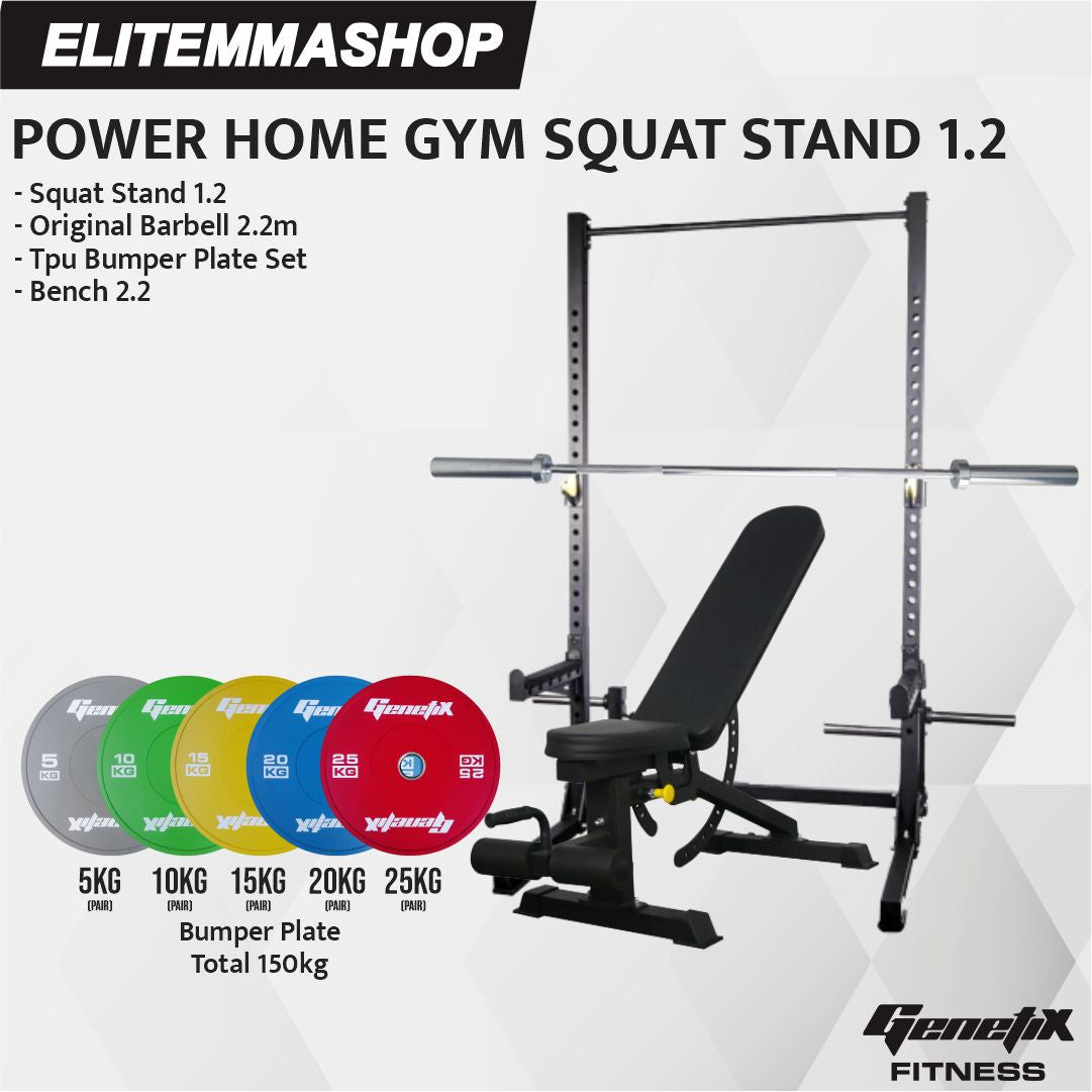 POWER HOME GYM GENETIX SQUAT STAND 1.2