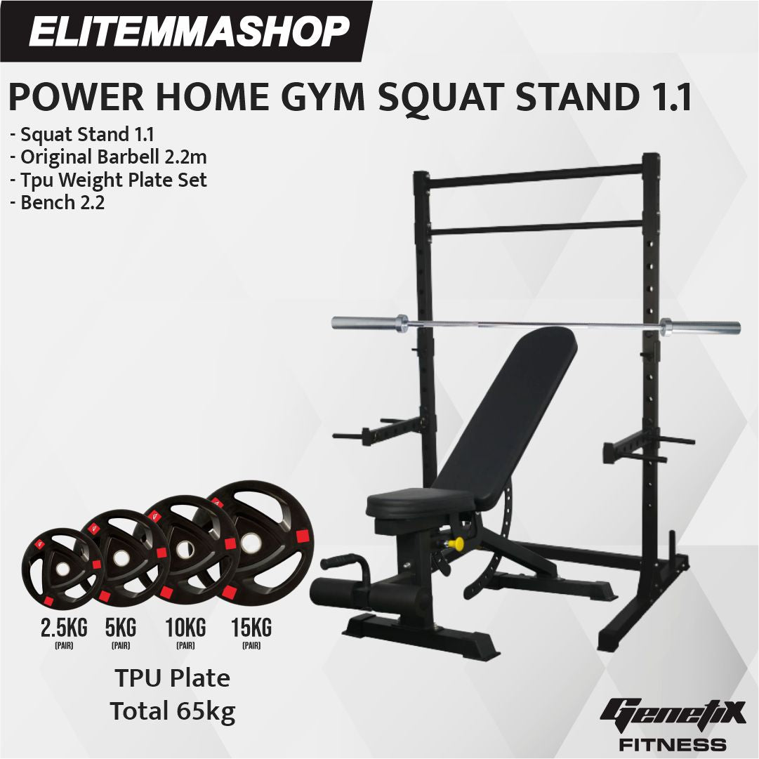 POWER HOME GYM GENETIX SQUAT STAND 1.1