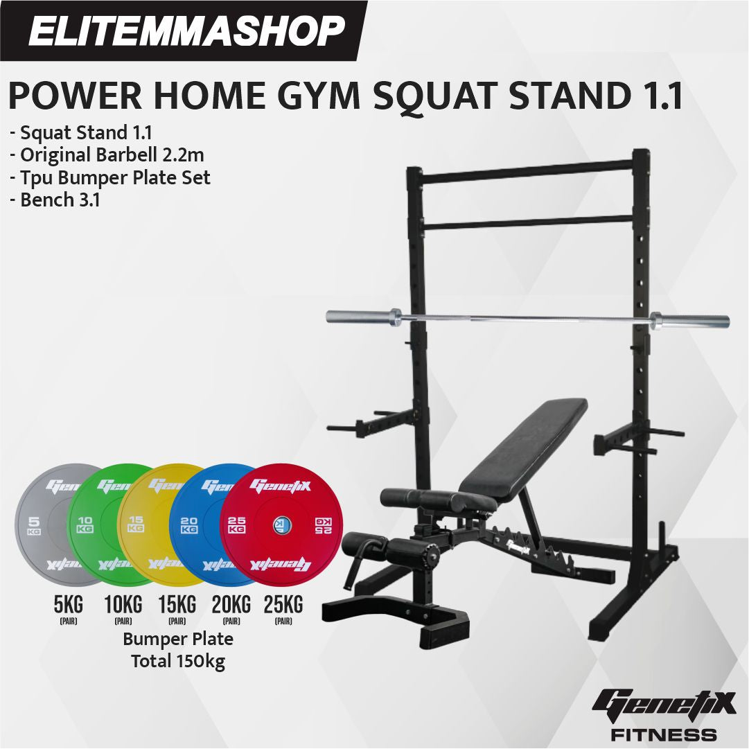 POWER HOME GYM GENETIX SQUAT STAND 1.1