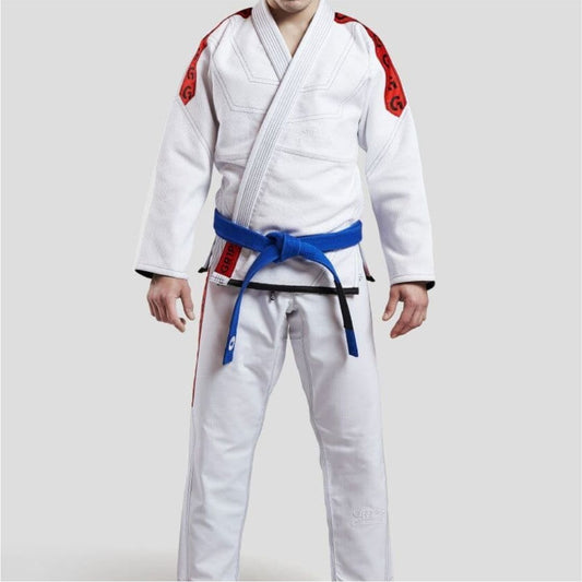 GRIPS BJJ GI Classic - WhiteRed