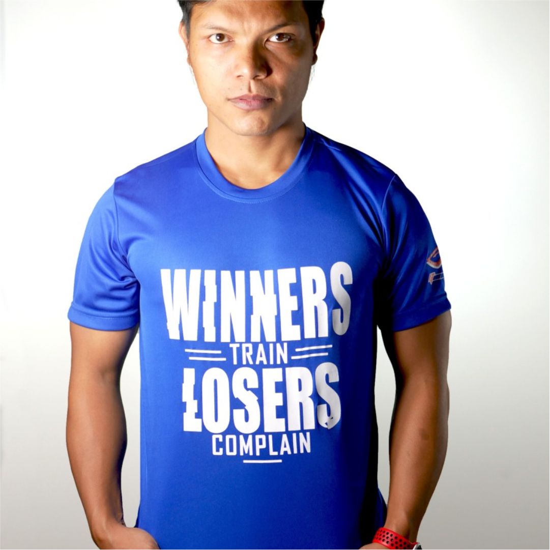 GENETIX WINNERS TRAIN Tshirt Blue