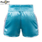FLUORY Muay Thai Shorts MTSF132 LightBlue
