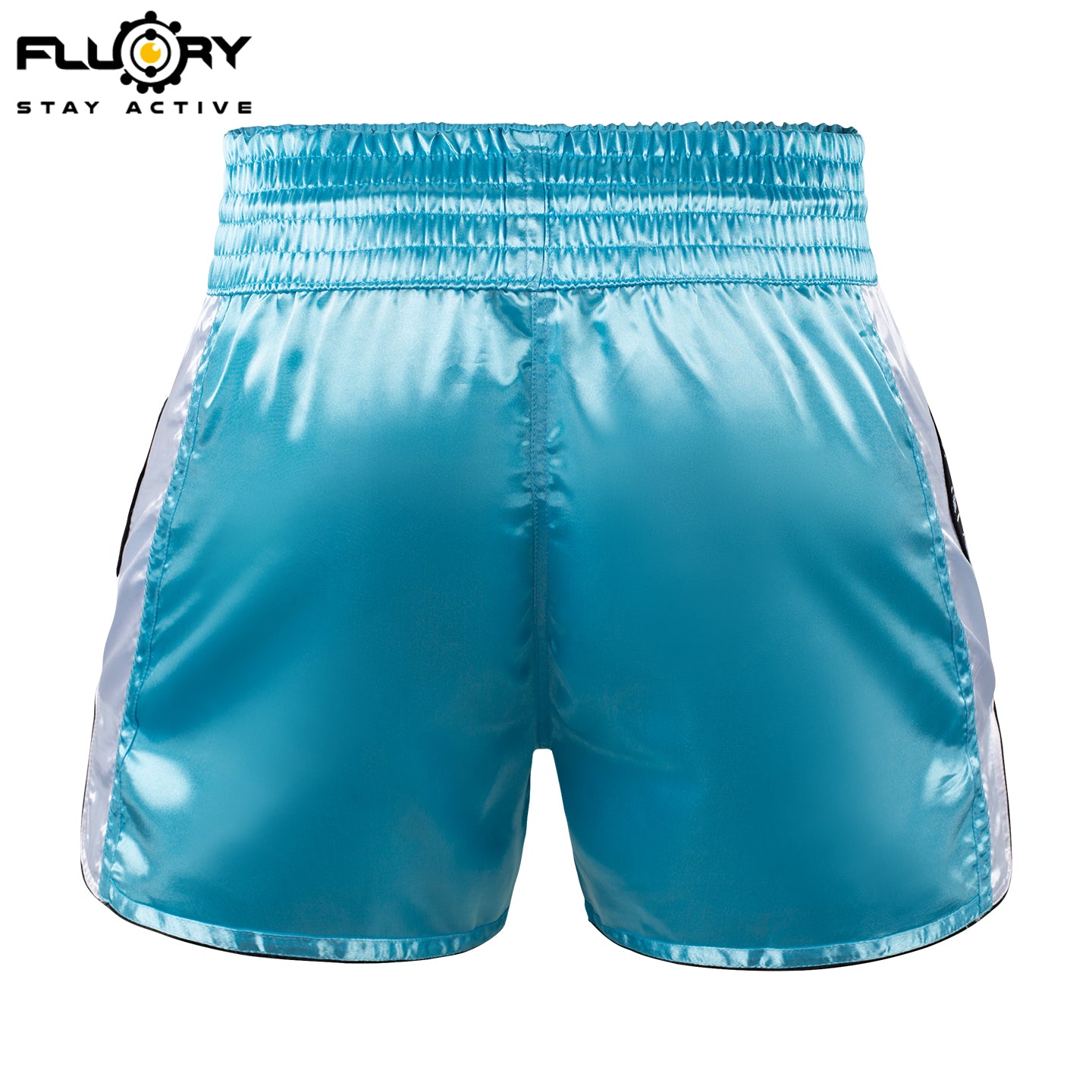 FLUORY Muay Thai Shorts MTSF132 LightBlue
