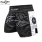 FLUORY Muay Thai Shorts MTSF132 Black