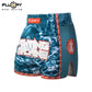 FLUORY Muay Thai Shorts MTSF127 Blue