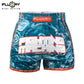 FLUORY Muay Thai Shorts MTSF127 Blue
