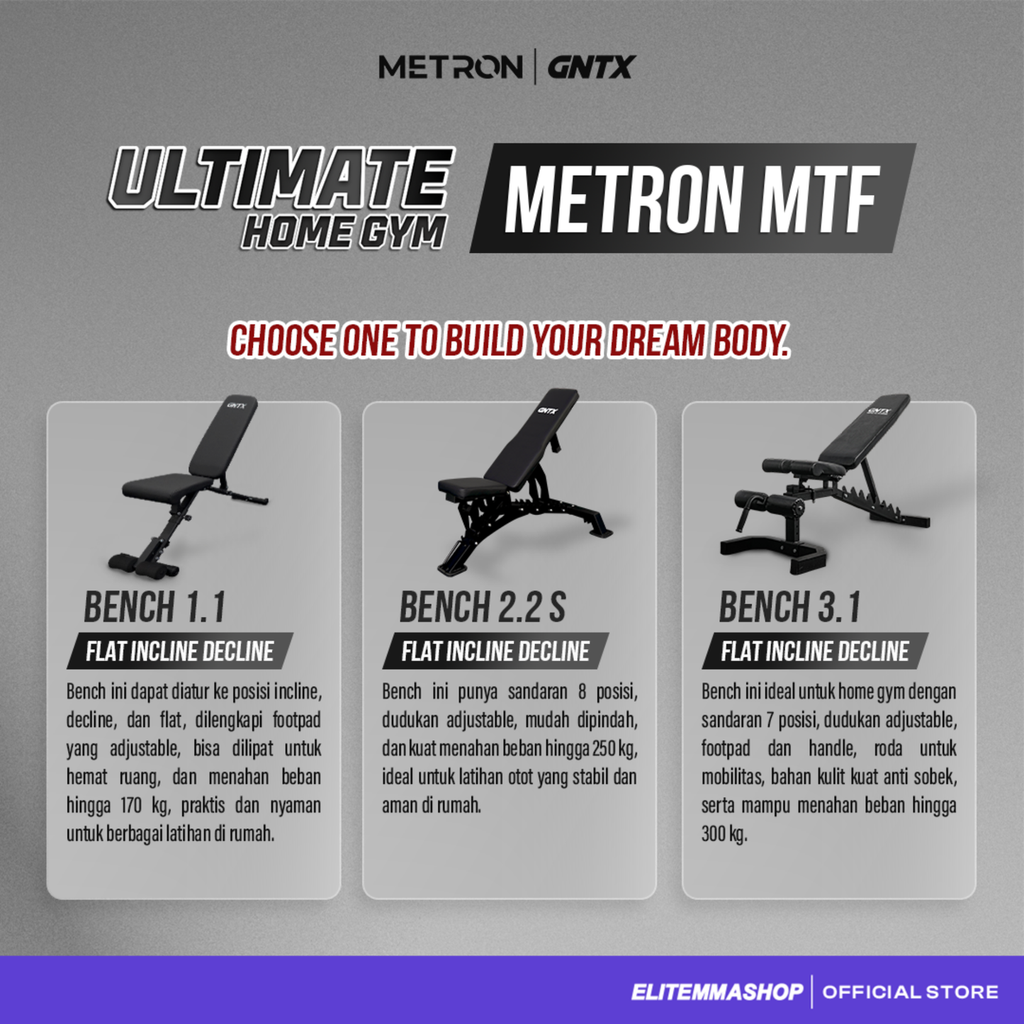 ULTIMATE HOME GYM METRON MTF