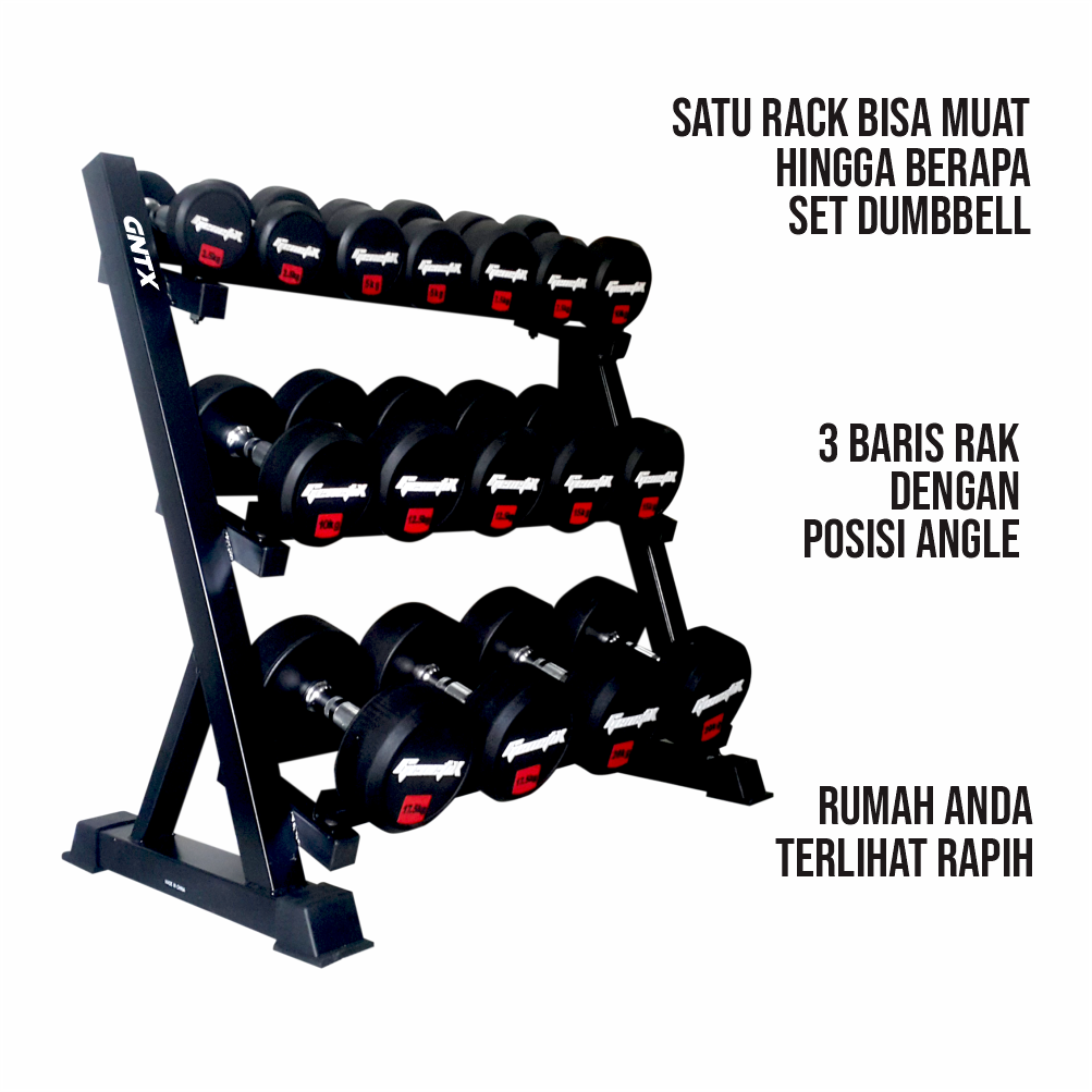 GENETIX FIT 3-Layer Dumbbell Rack 1.1