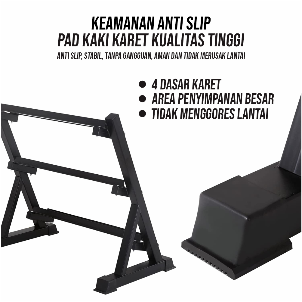 GENETIX FIT 3-Layer Dumbbell Rack 1.1