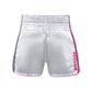 FLUORY Muay Thai Shorts MTSF61 WhitePink
