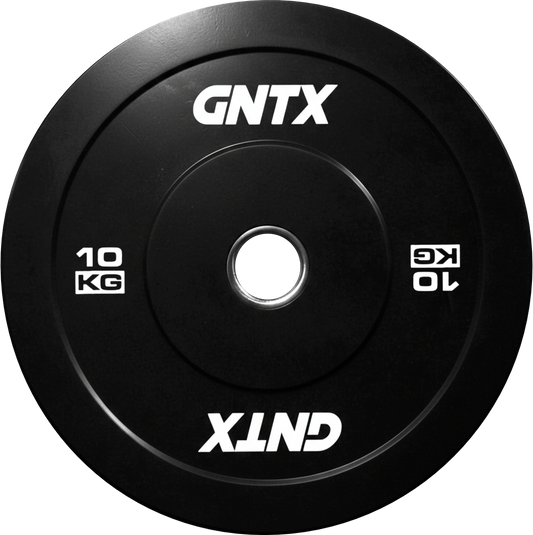 GENETIX FIT Black Training Bumper Plate 10KG (Pair)