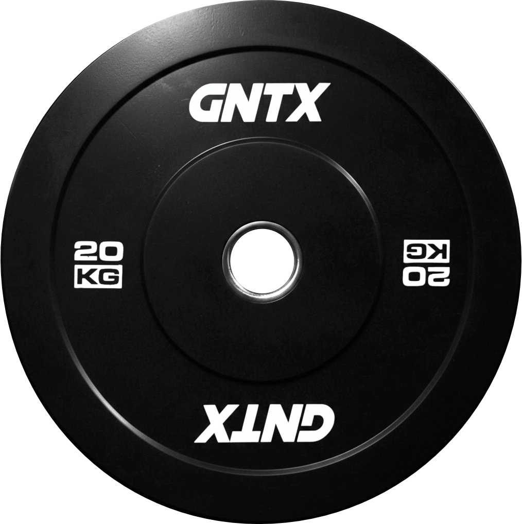GENETIX FIT Black Training Bumper Plate 20KG (Pair)