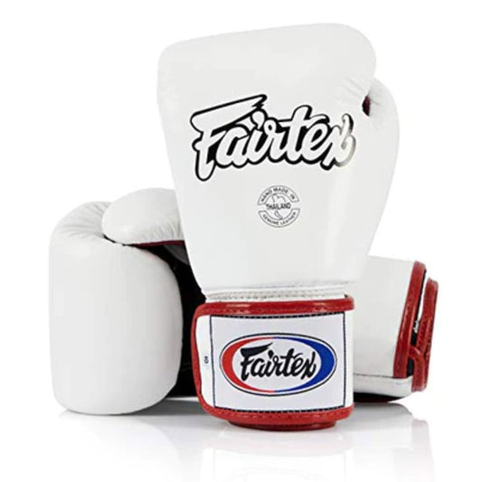 FAIRTEX Boxing Gloves STD WhiteBlackRed BGV1