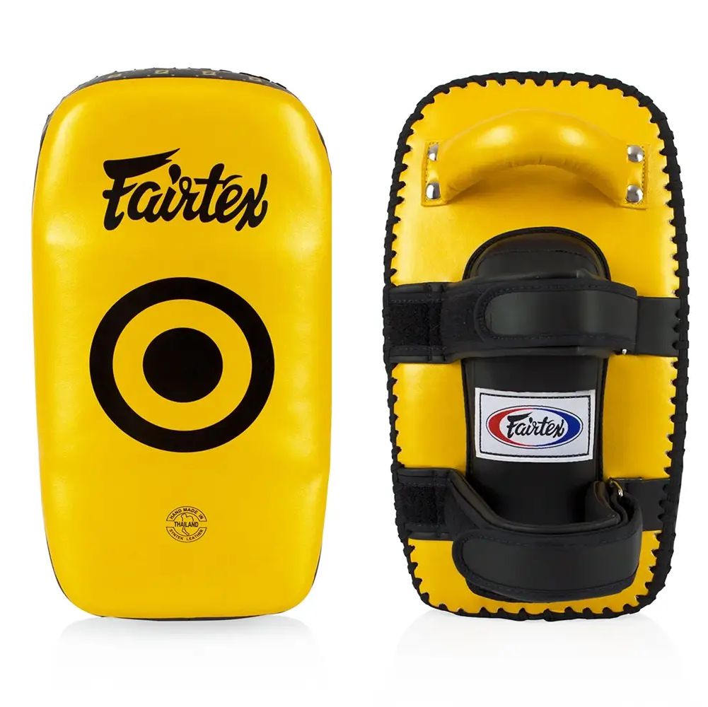 FAIRTEX Lightweight Kick Pads KPLC5 GoldBlack