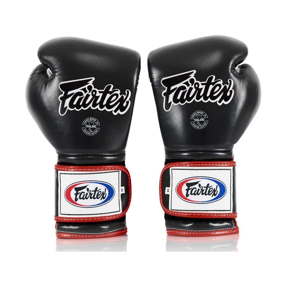 FAIRTEX Mexican Style Boxing Gloves BGV9 BlackWhiteRed