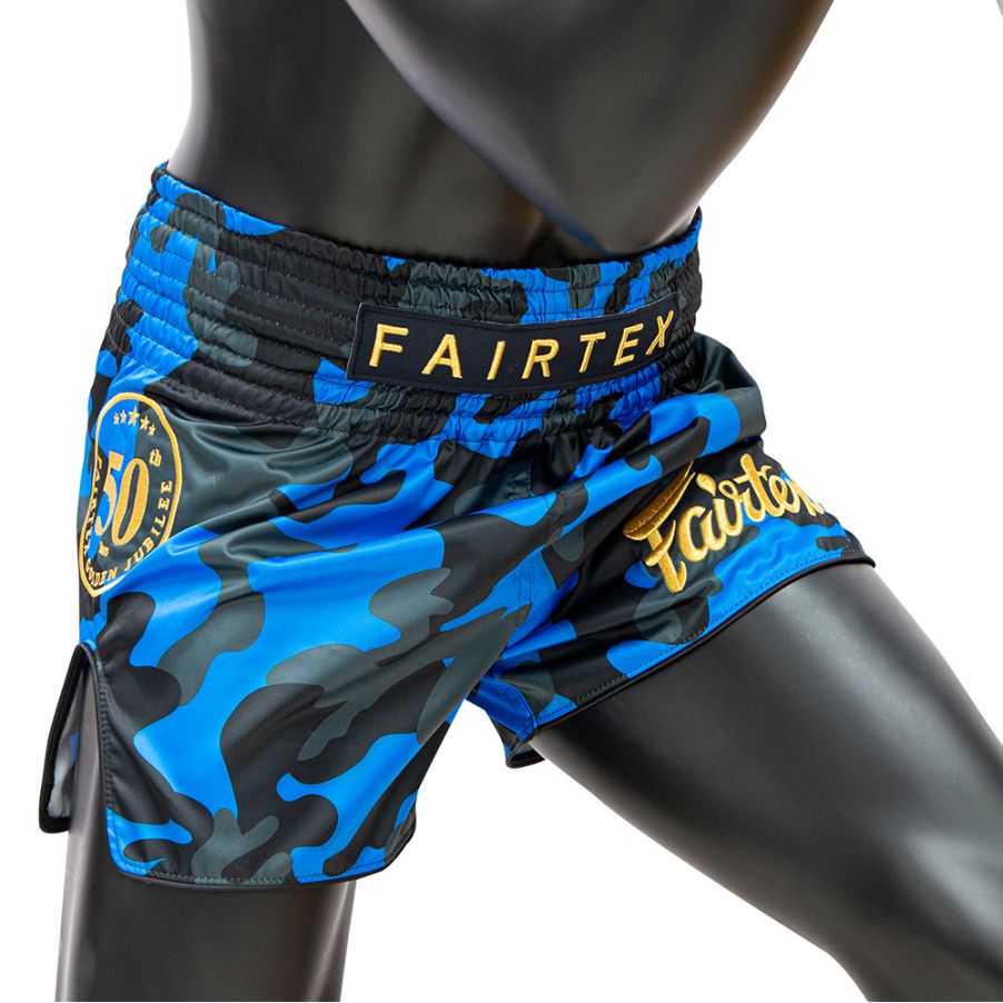 FAIRTEX Slim Cut Muaythai Shorts Golden Jubille Solid BS1917