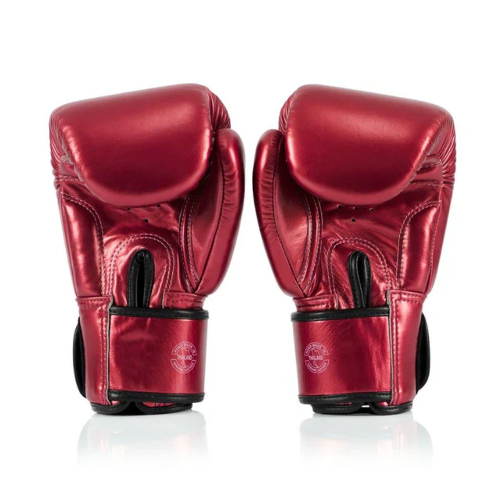FAIRTEX BOXING GLOVES METALLIC BGV22 RED ELITE MMA SHOP