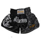 FLUORY Muay Thai Short MTSF15 Black Silver