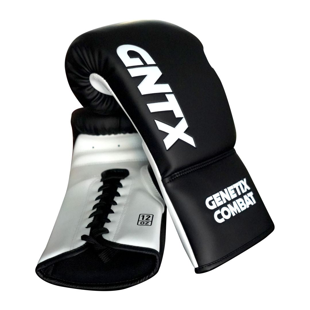 GENETIX COMBAT GNTX Lace Up Boxing Gloves GBG6