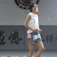 FLUORY Muay Thai Shorts MTSF127 Blue