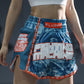 FLUORY Muay Thai Shorts MTSF127 Blue