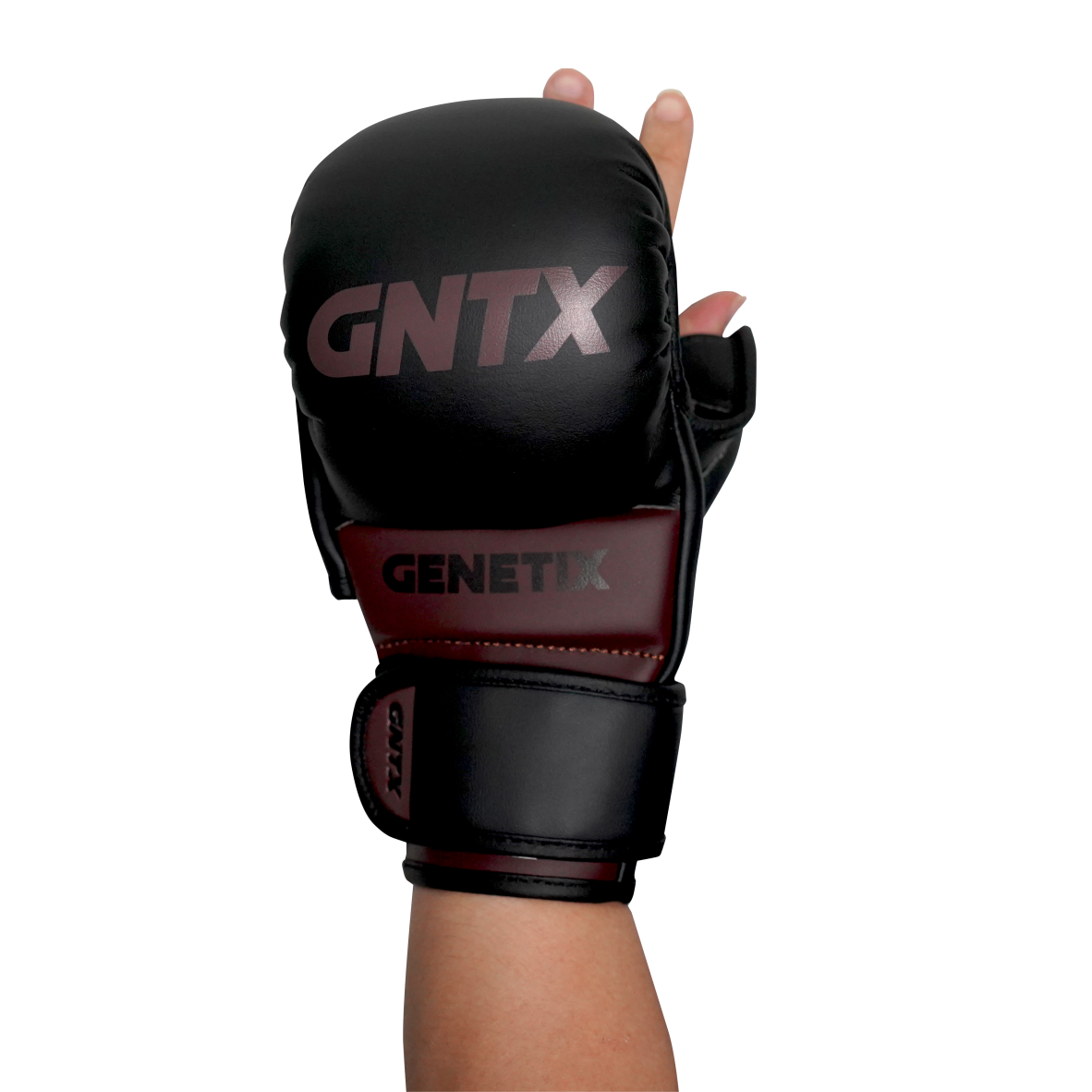 GENETIX COMBAT GNTX SPARRING MMA GLOVES MG5 BlackBrown