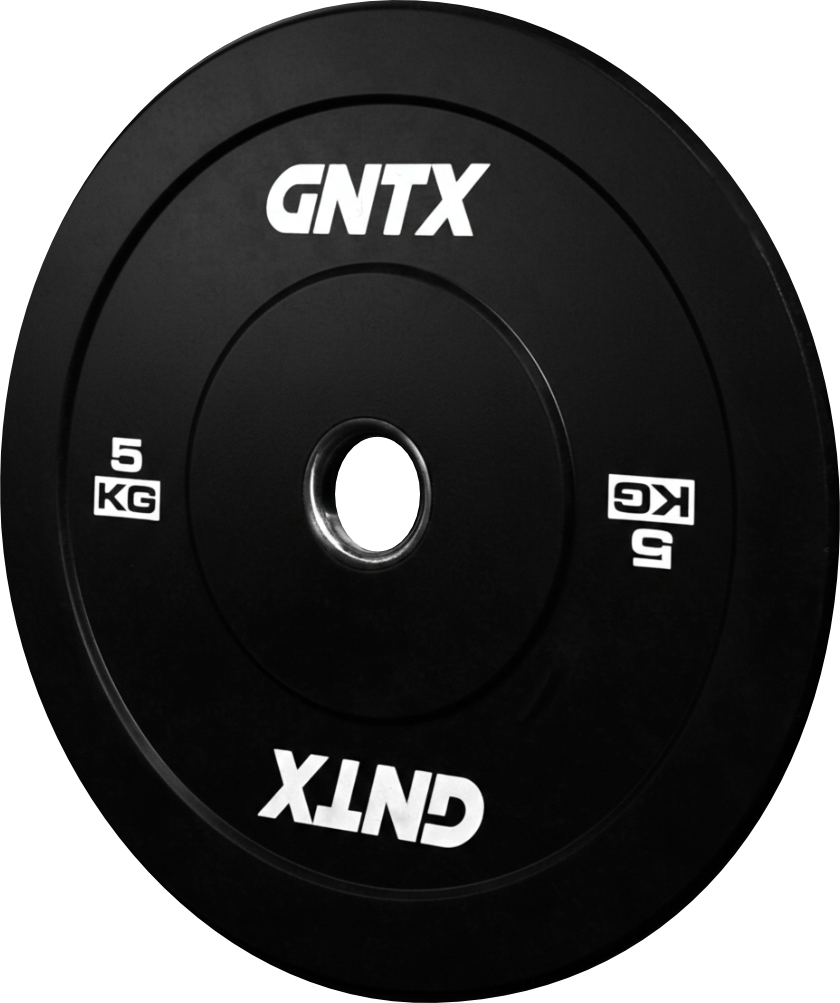 GENETIX FIT Black Training Bumper Plate 5KG (Pair)