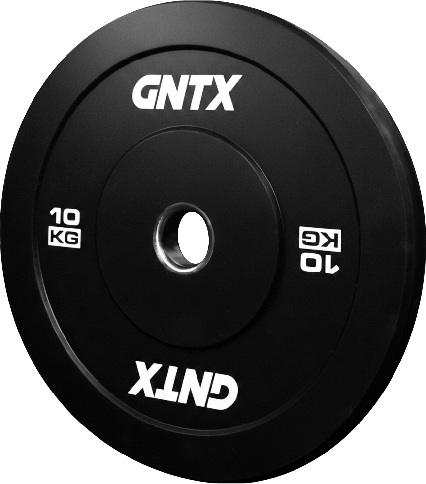 GENETIX FIT Black Training Bumper Plate 10KG (Pair)