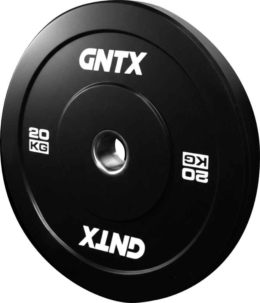GENETIX FIT Black Training Bumper Plate 20KG (Pair)