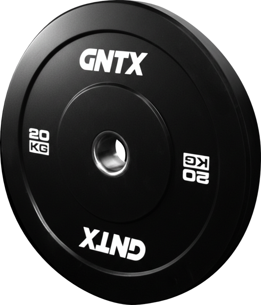GENETIX FIT Black Training Bumper Plate 20KG (Pair)