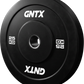 GENETIX FIT Black Training Bumper Plate 25KG (Pair)