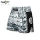 FLUORY Muay Thai Shorts MTSF127 Black