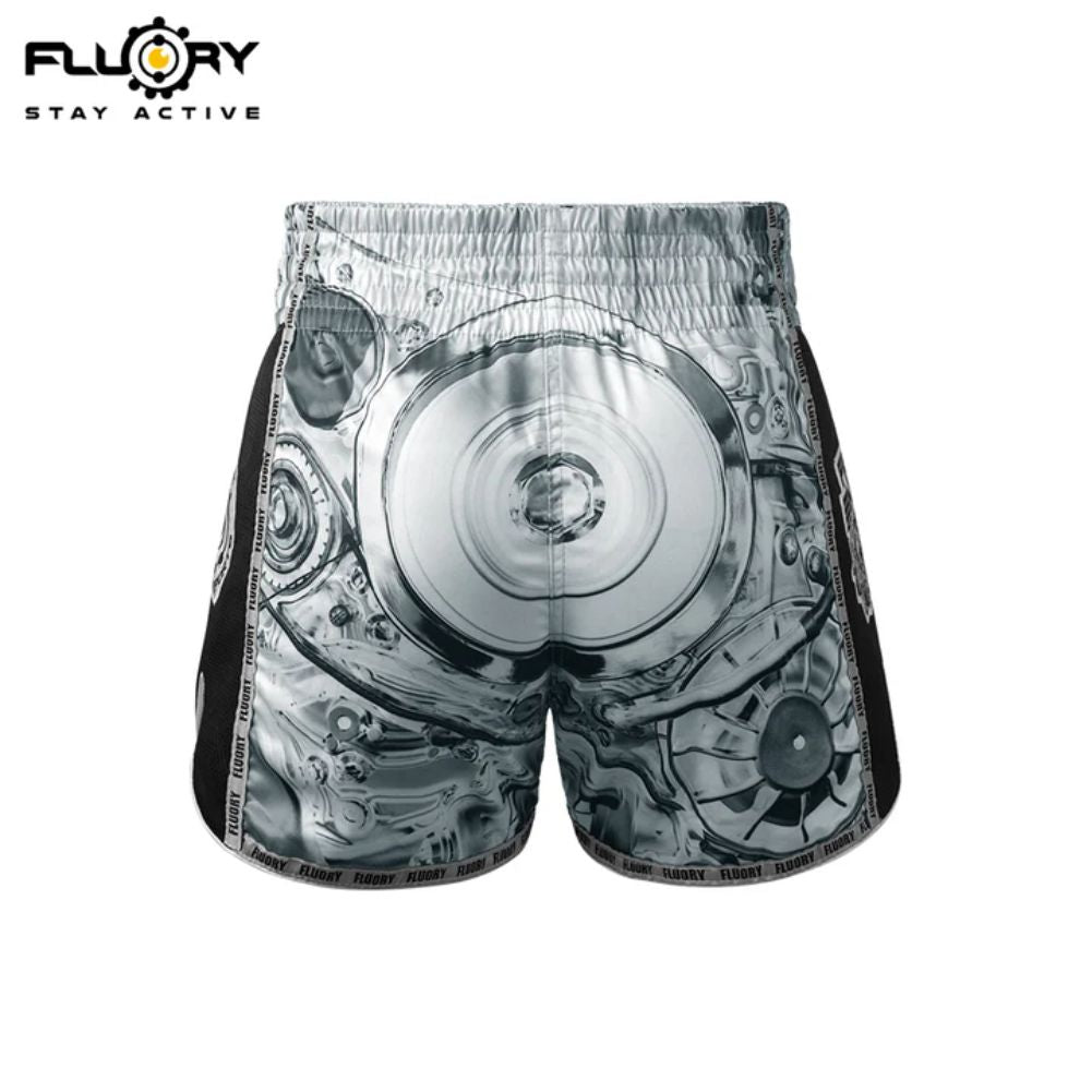 FLUORY Muay Thai Shorts MTSF127 Black