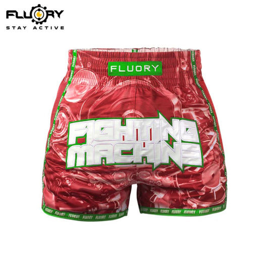 FLUORY Muay Thai Shorts MTSF127 Red