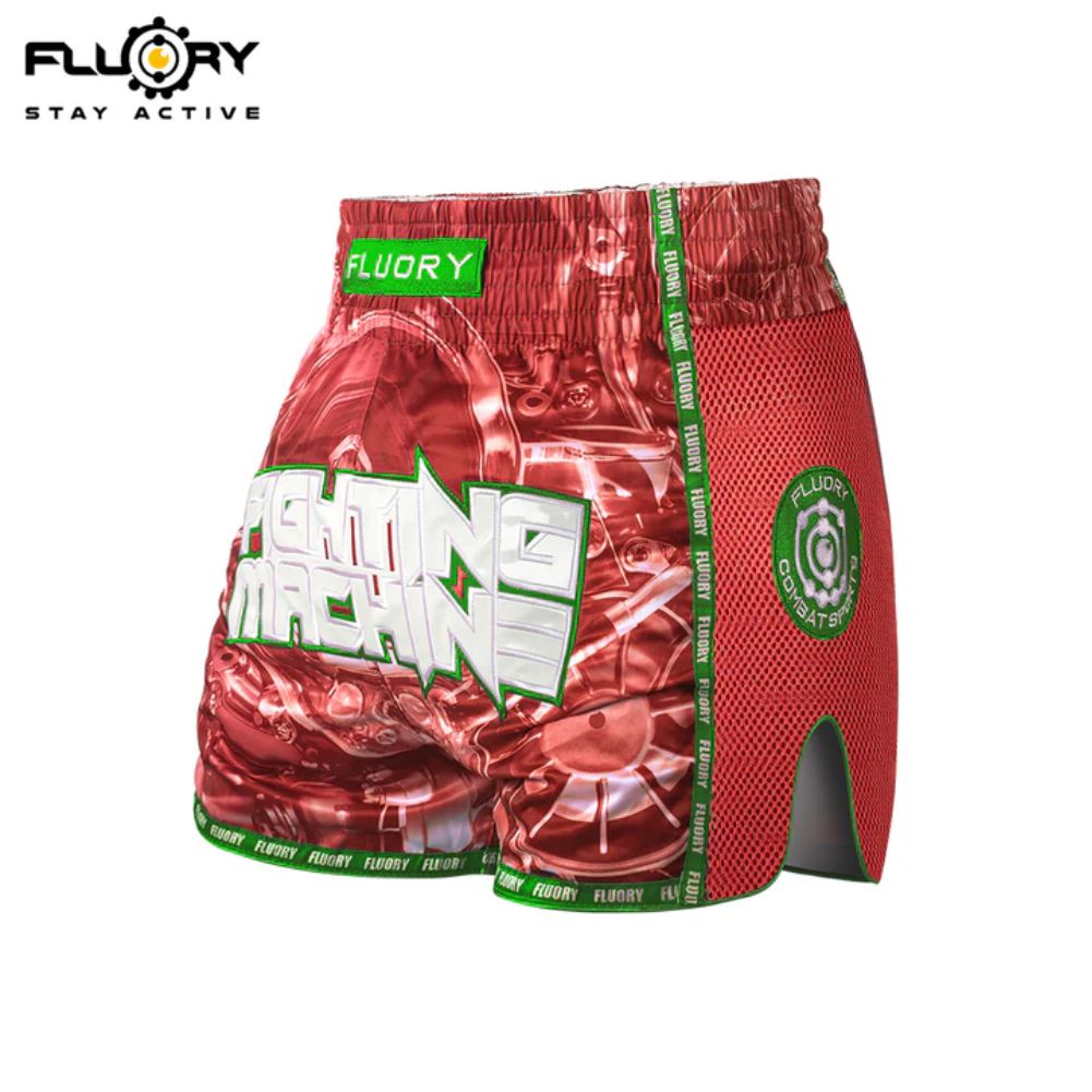 FLUORY Muay Thai Shorts MTSF127 Red