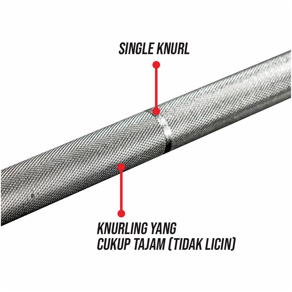 GENETIX FIT Original Barbell 2.2m