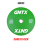 GENETIX FIT Colour Training Bumper Plate Set 5KG-25KG (Pair)