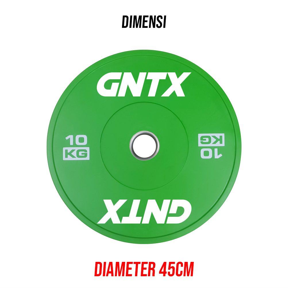 GENETIX FIT Colour Training Bumper Plate Set 5KG-25KG (Pair)