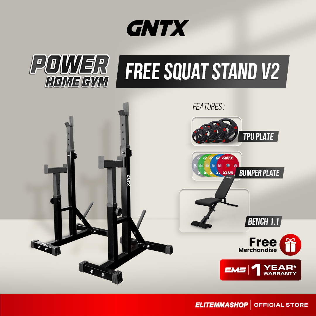 POWER HOME GYM GENETIX FREE SQUAT STAND V2