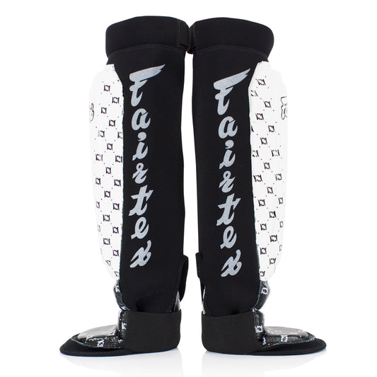 FAIRTEX Neoprene Shinpads - WhiteBlack SP6
