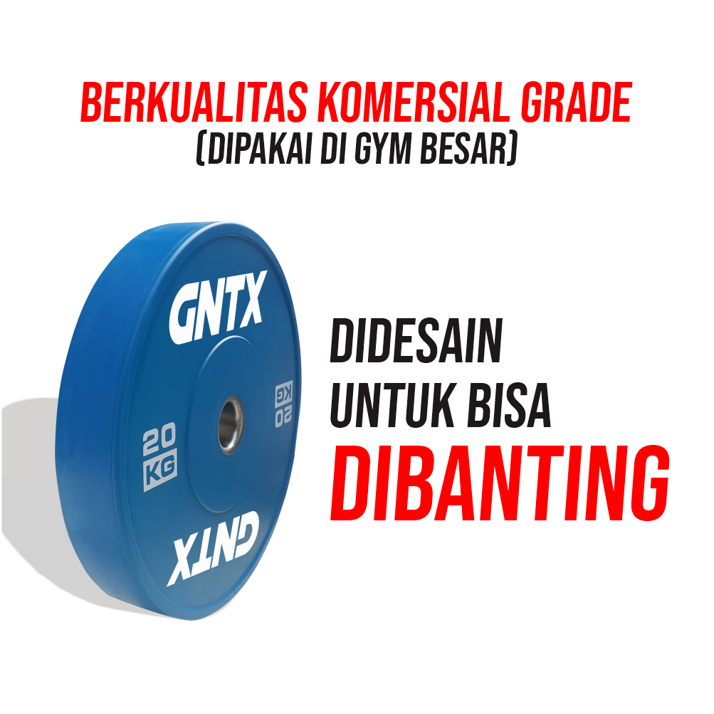 GENETIX FIT Colour Training Bumper Plate 20KG (Pair)
