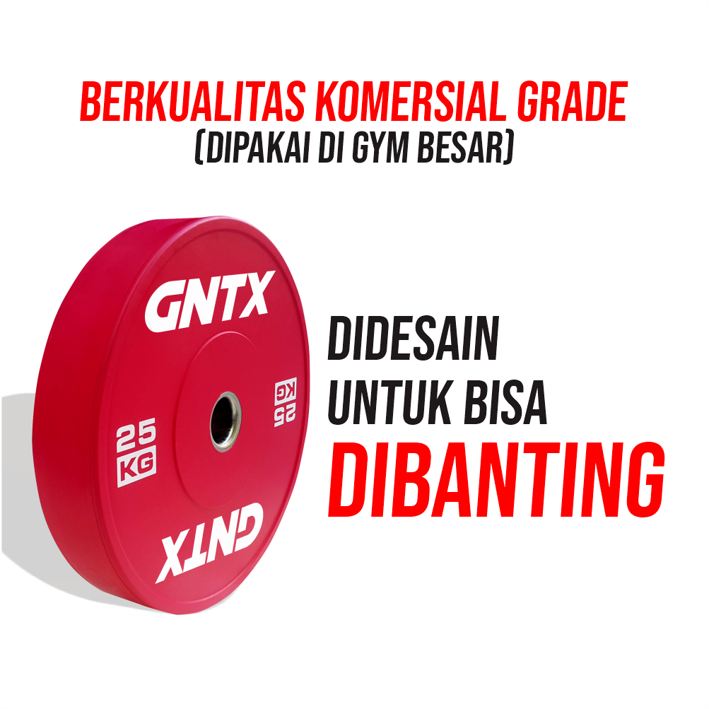 GENETIX FIT Colour Training Bumper Plate 25KG (Pair)